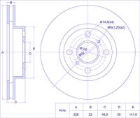 Диск тормозной TG-43512-12390/RN1245V*Ti•GUAR