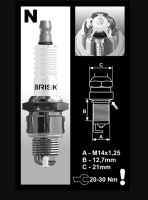 Свеча зажигания LOR15LGS / ZGR6B11 BRISK*